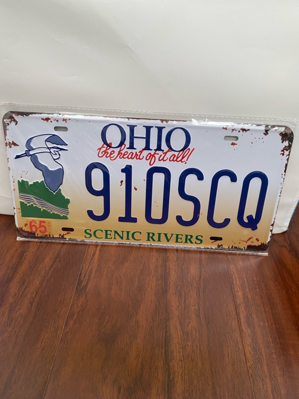 Ohio state License Plate